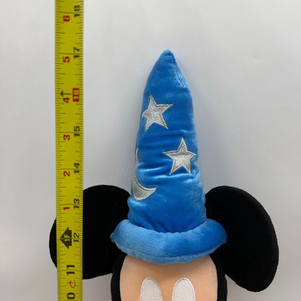Disney Sorcerer Mickey Mouse Fantasia Plush Wizard Hat Toy - Picture 3 of 7